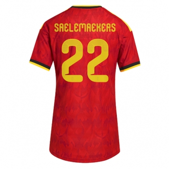 Billige Fotballdrakt Belgia Alexis Saelemaekers #22 Replika Hjemmedrakt Dame VM 2026 Kortermet
